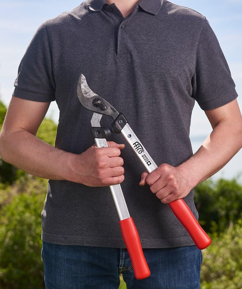 FELCO F211-60 Swiss Made Loppers for Gardening â€“ 24" Lightweight Precision Loppers for Tree Trimming | Tree Branch Cutters | Tree Trimmer Tool with Curved Bypass Blade | I-Beam Handles | Landscape - Image 4